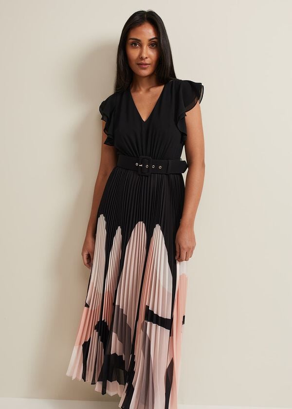 Phase Eight Petite Isla Printed Skirt Maxi Dress