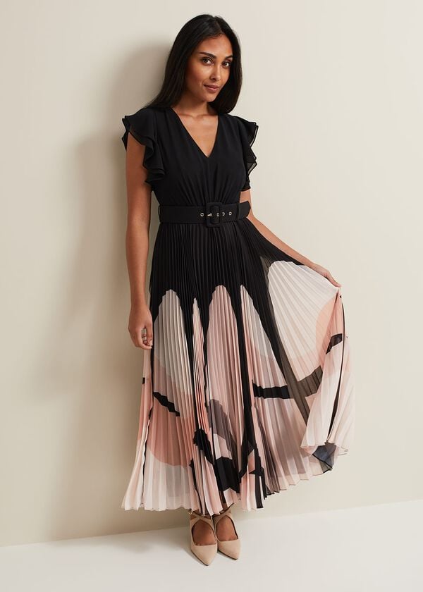 phase eight Petite Isla Printed Skirt Maxi Dress