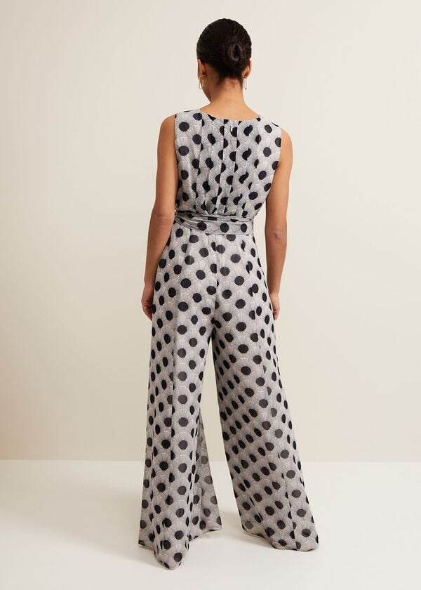 Phase Eight Petite Janine Print Jumpsuit