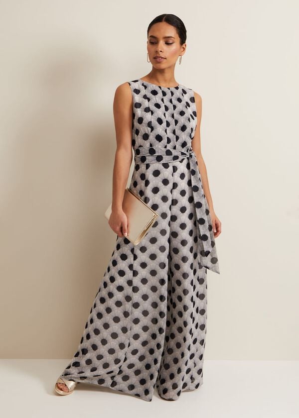 phase eight Petite Janine Print Jumpsuit