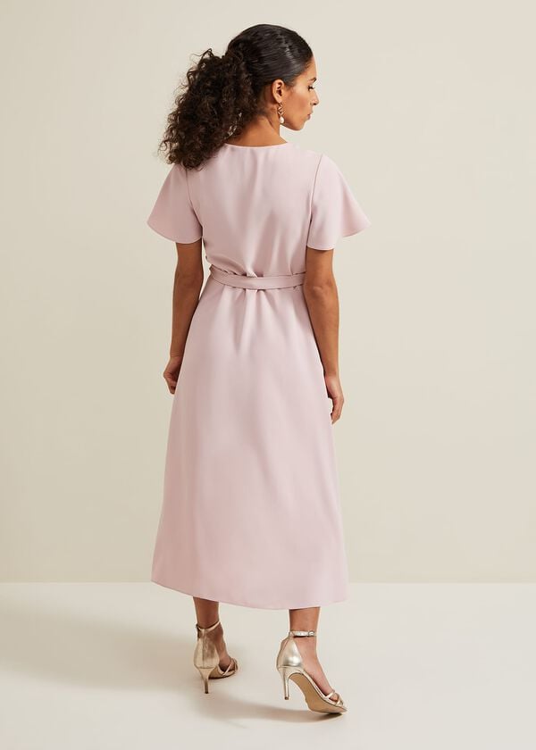 Phase Eight Petite Julissa Frill Wrap Dress
