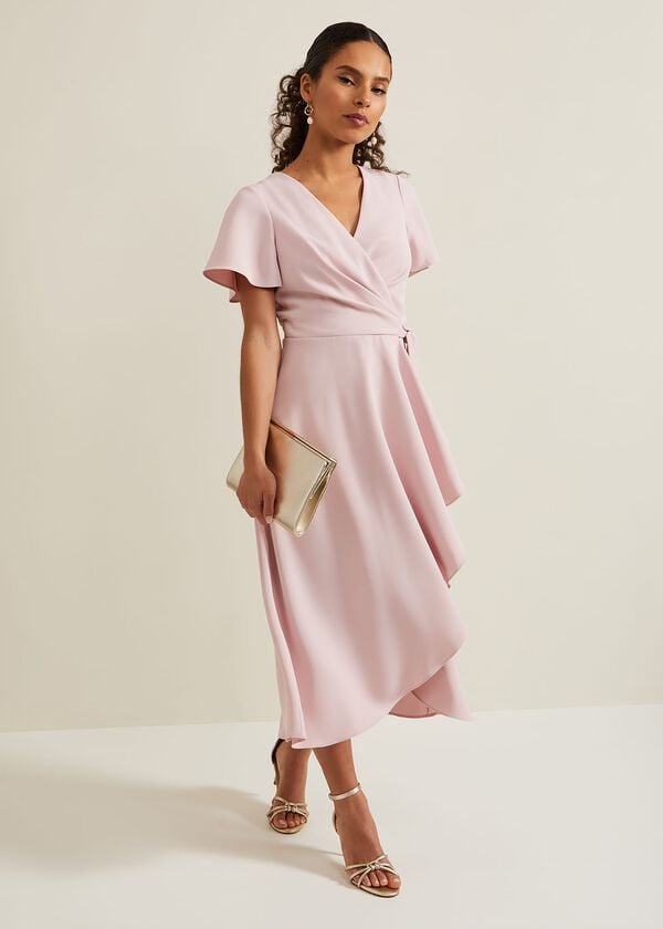 Phase Eight Petite Julissa Frill Wrap Dress
