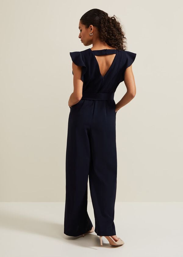 Phase Eight Petite Kallie Frill Jumpsuit
