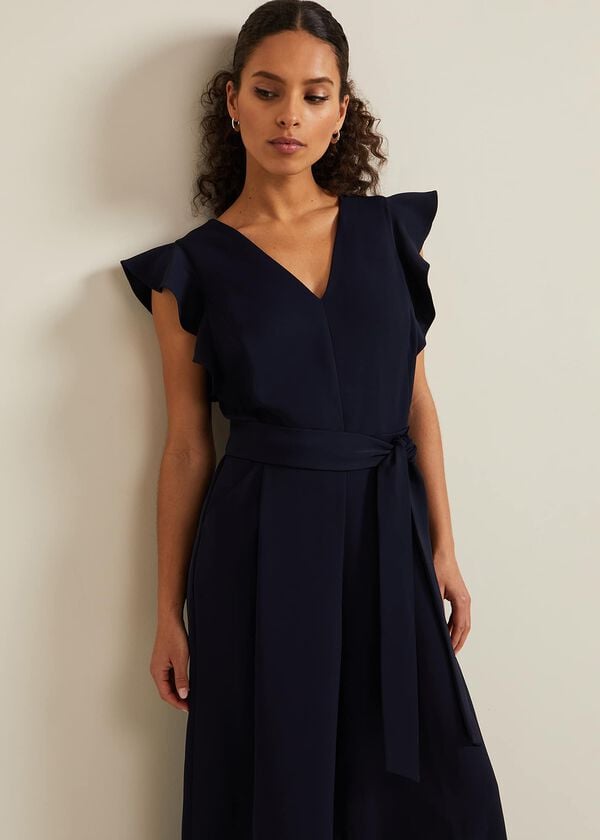 Phase Eight Petite Kallie Frill Jumpsuit