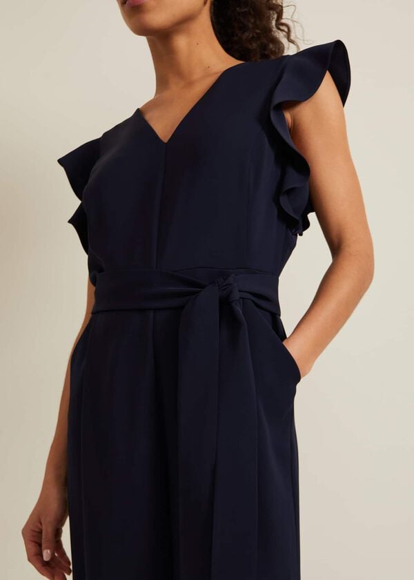 Phase Eight Petite Kallie Frill Jumpsuit