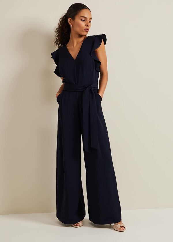 phase eight Petite Kallie Frill Jumpsuit