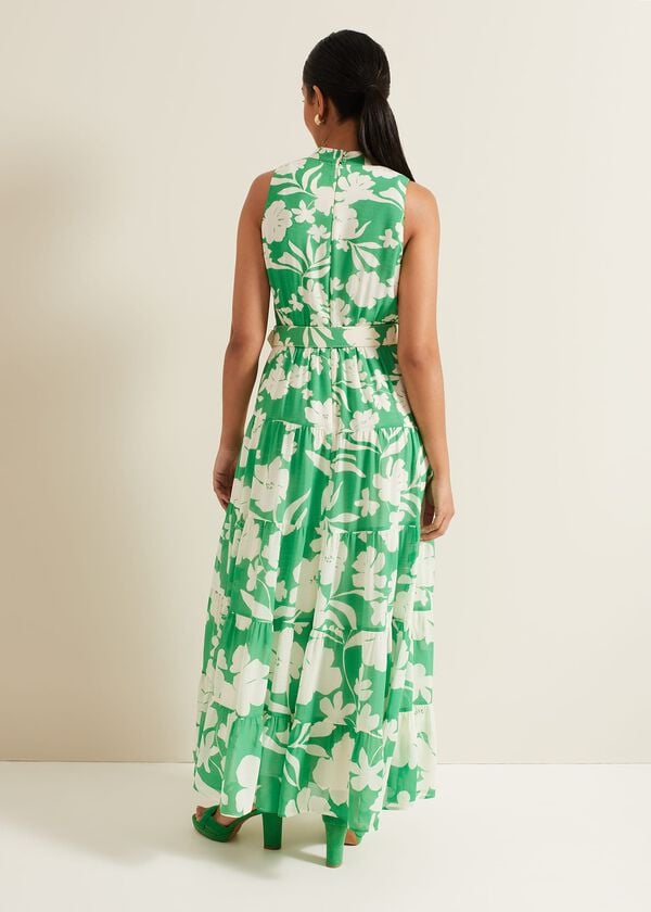 Phase Eight Petite Kara Print Maxi Dress
