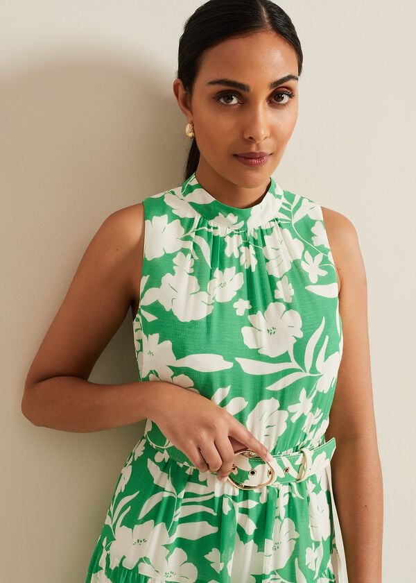 Phase Eight Petite Kara Print Maxi Dress