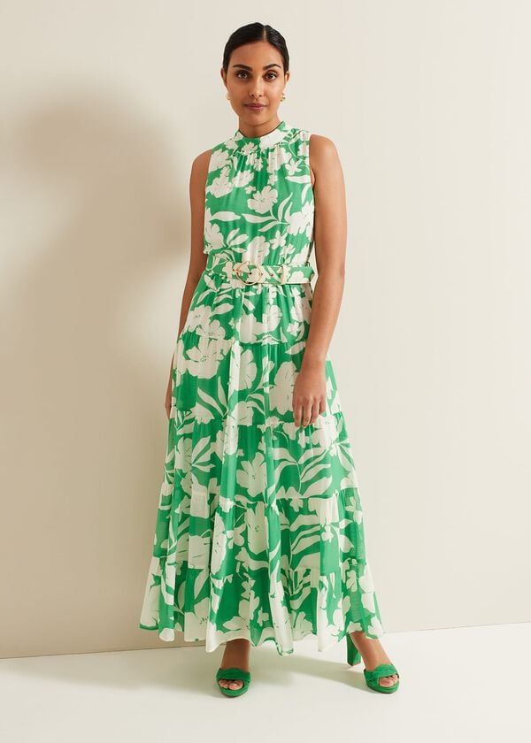 phase eight Petite Kara Print Maxi Dress