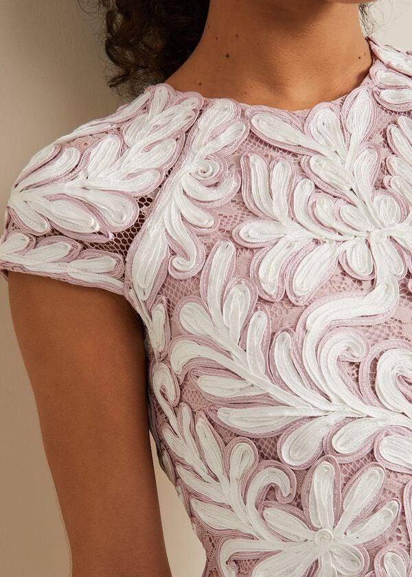 Phase Eight Petite Karima Tapework Midi Dress