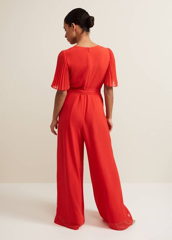 Phase Eight Petite Kendall Pleat Jumpsuit