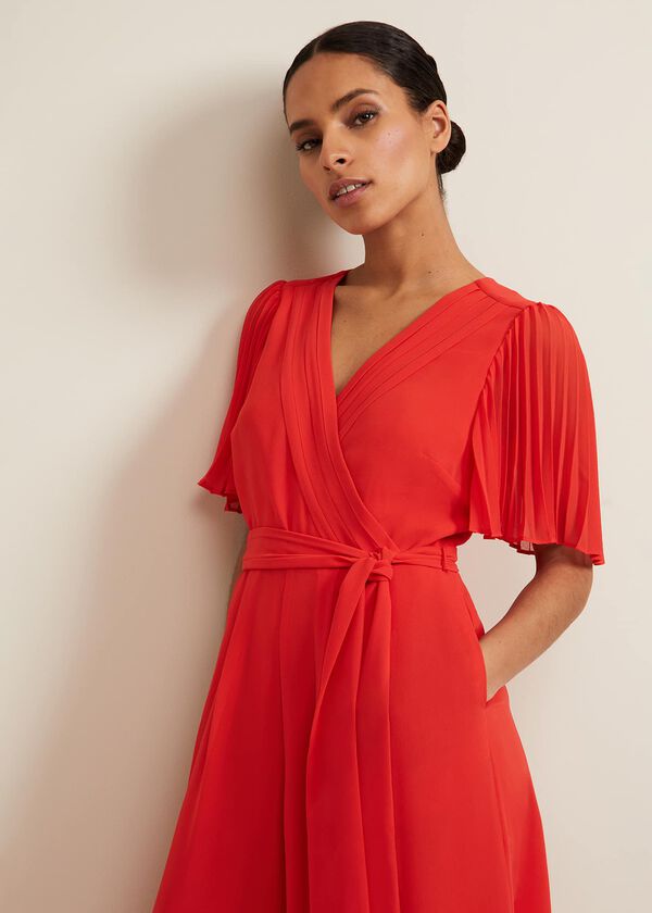 Phase Eight Petite Kendall Pleat Jumpsuit