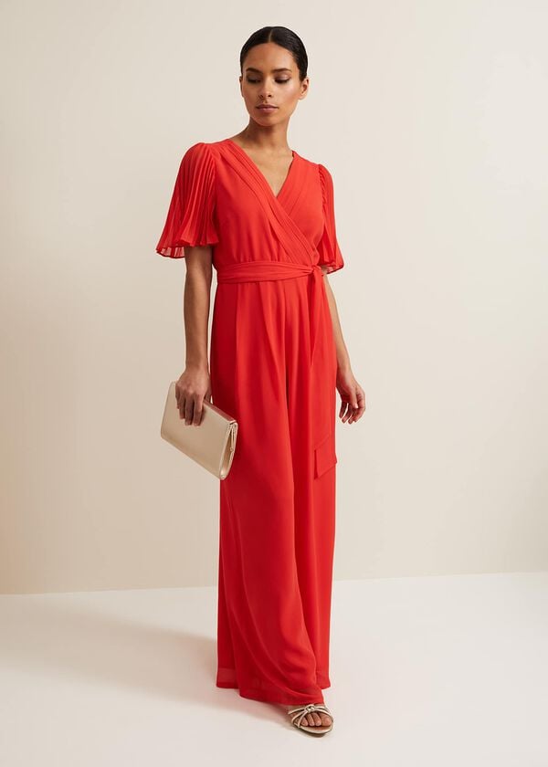 phase eight Petite Kendall Pleat Jumpsuit