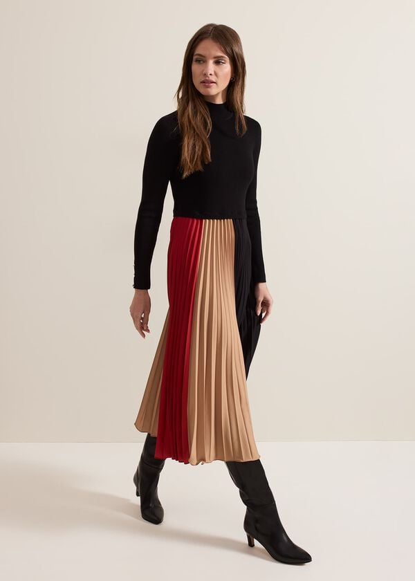 phase eight Petite Kiera Colourblock Midi Dress
