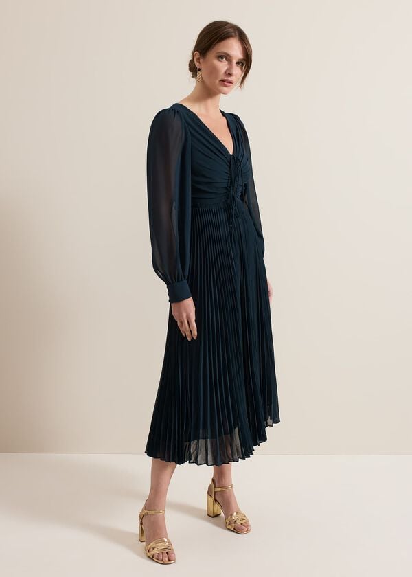 phase eight Petite Kindra Teal Midi Dress