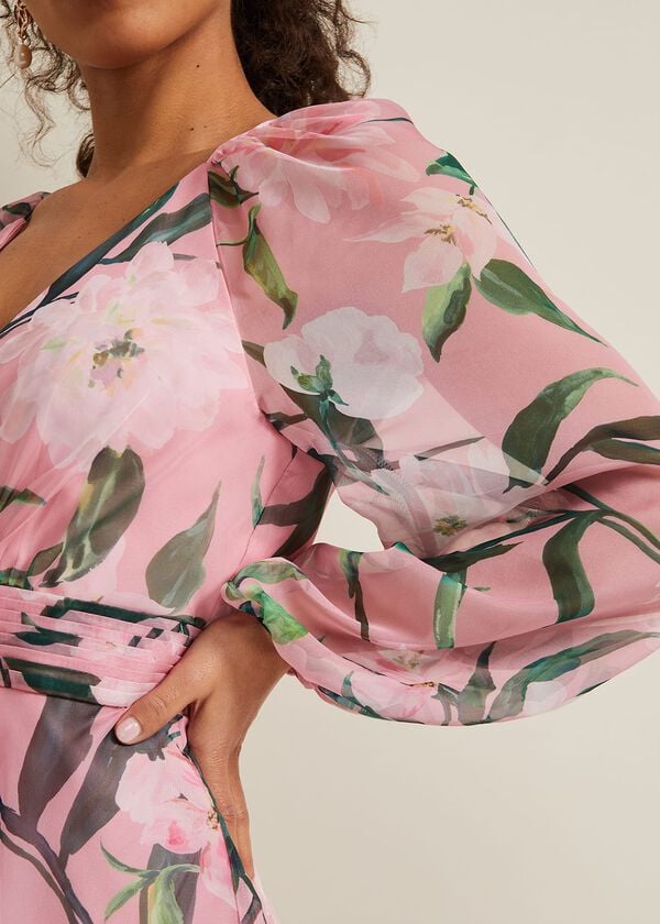 Phase Eight Petite Lina Printed Midi Dress