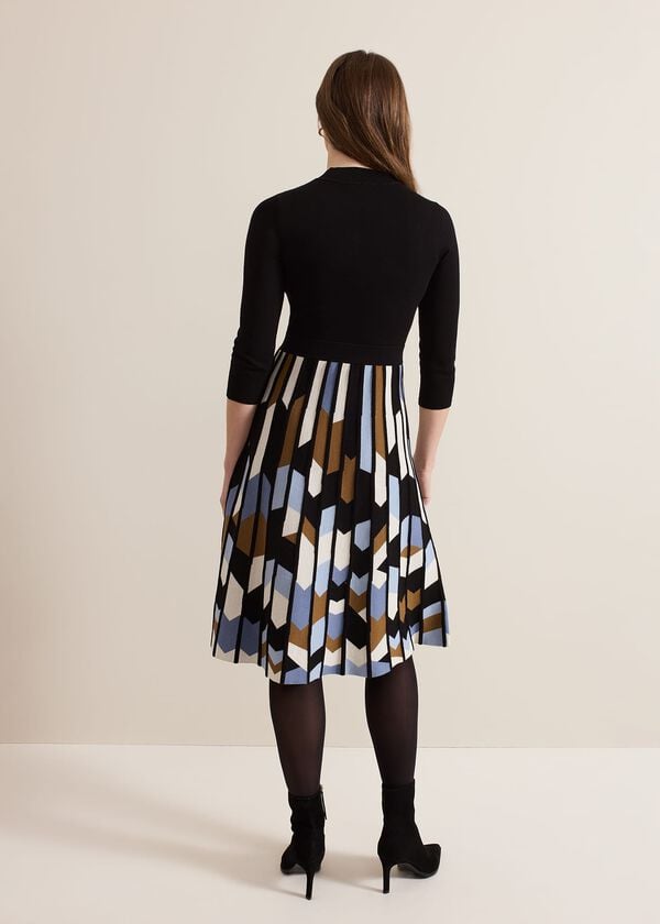 Phase Eight Petite Maci Pleated Sunray Midi Dress