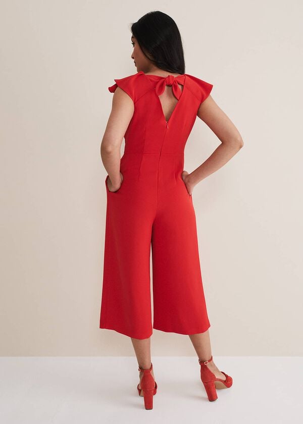 Phase Eight Petite Nicky Ruffle Jumpsuit