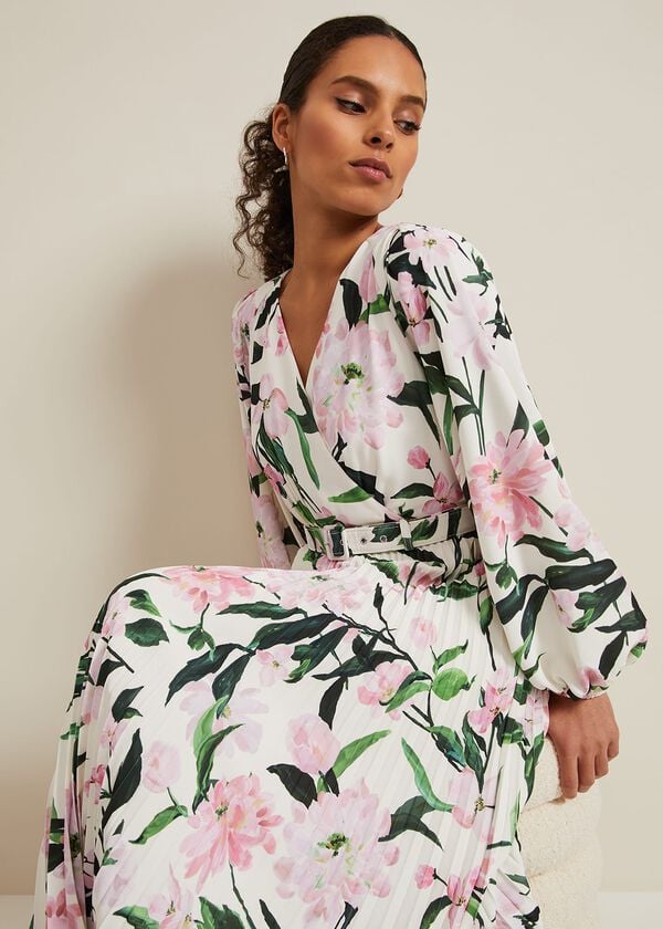 Phase Eight Petite Penny Floral Midi Dress