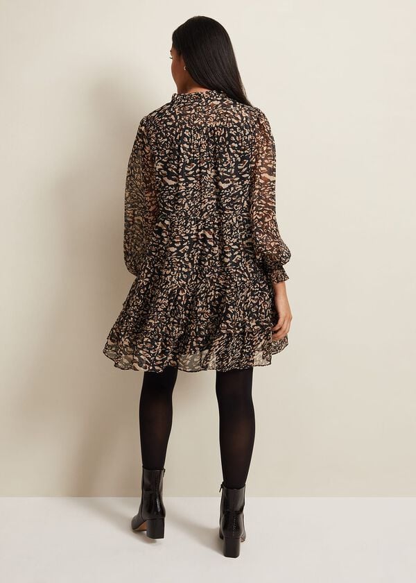 Phase Eight Petite Shreya Leopard Swing Dress