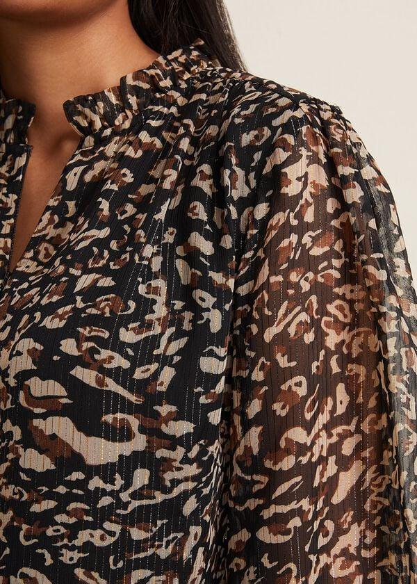 Phase Eight Petite Shreya Leopard Swing Dress