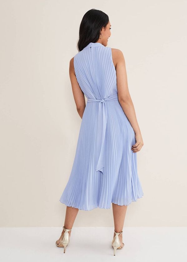 Phase Eight Petite Simara Pleated Midi Dress