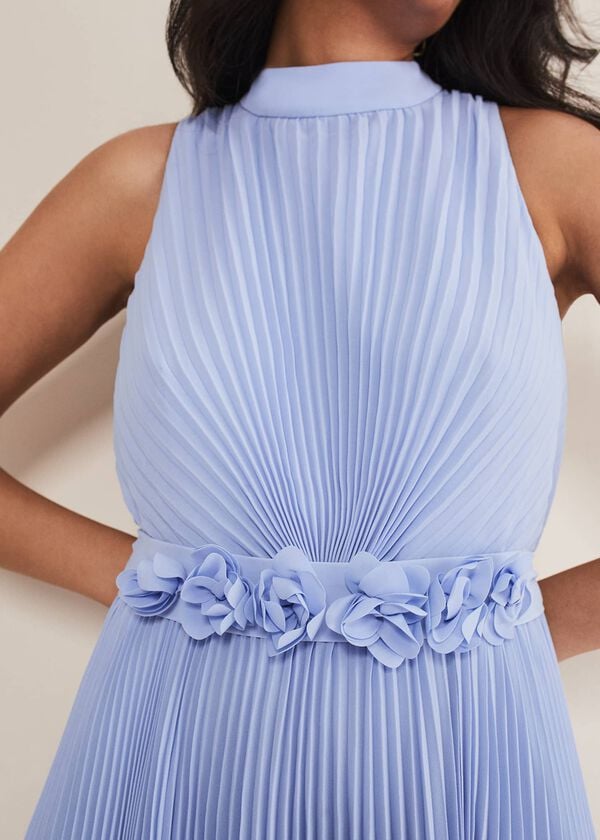 Phase Eight Petite Simara Pleated Midi Dress