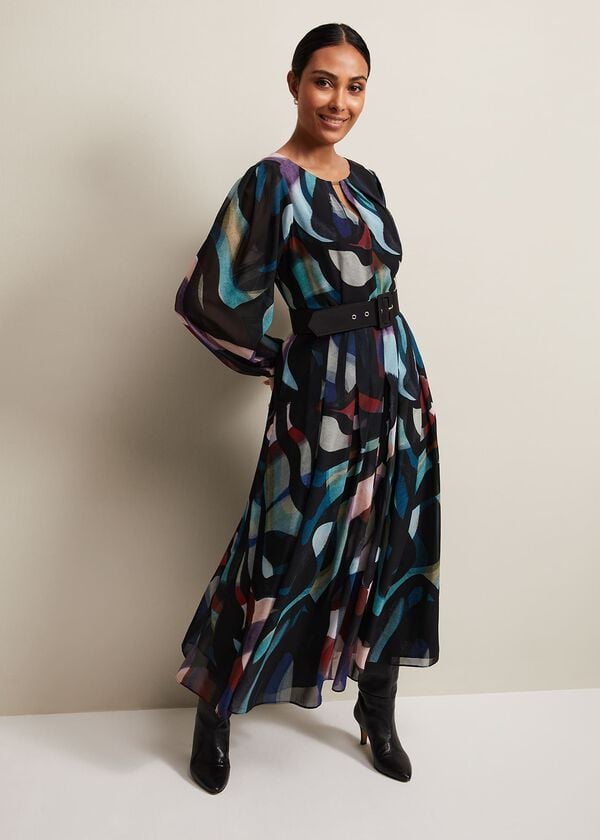 phase eight Petite Sky Printed Maxi Dress