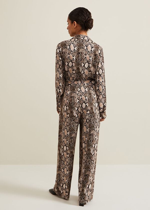 Phase Eight Petite Snake Constance Jumpsuit