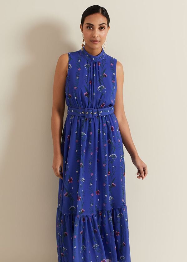 Phase Eight Petite Sofia Print Maxi Dress