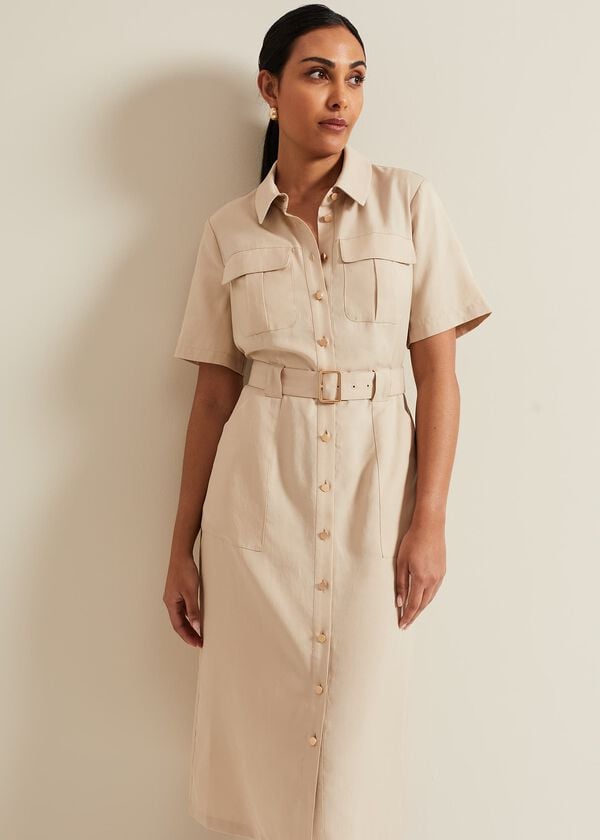 Phase Eight Petite Willow Utility Midi Dress