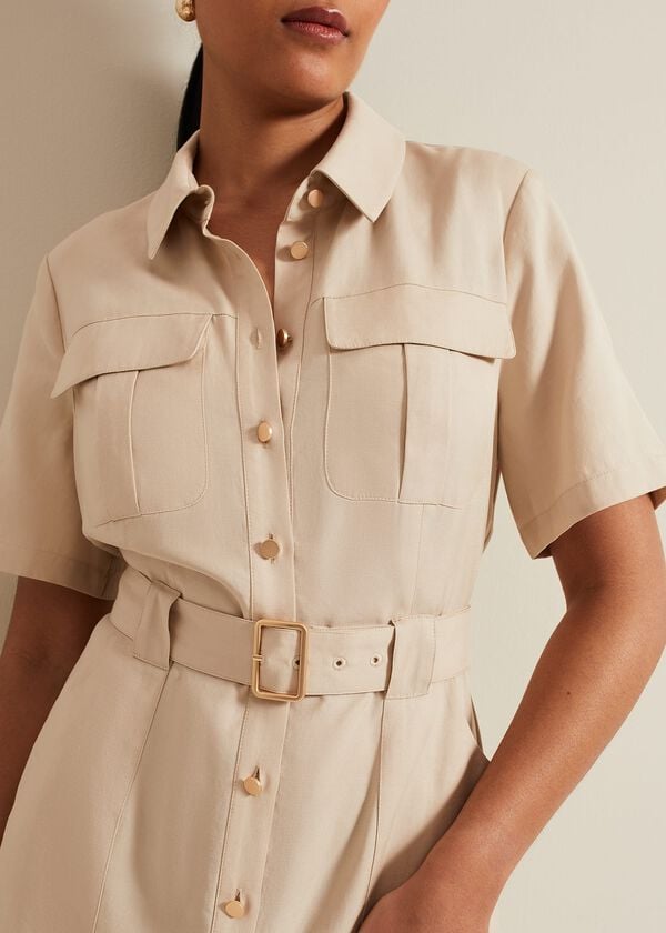 Phase Eight Petite Willow Utility Midi Dress