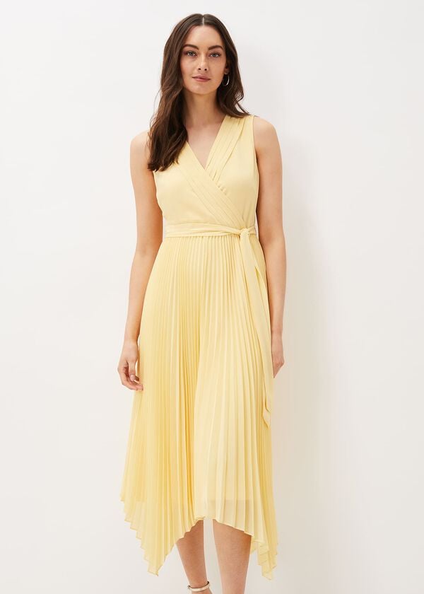 Phase Eight Petra Pleated Wrap Dress