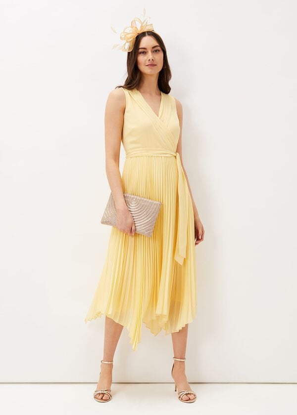 phase eight Petra Pleated Wrap Dress
