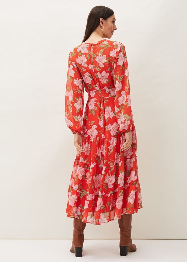 Phase Eight Philippa Floral Chiffon Maxi Dress