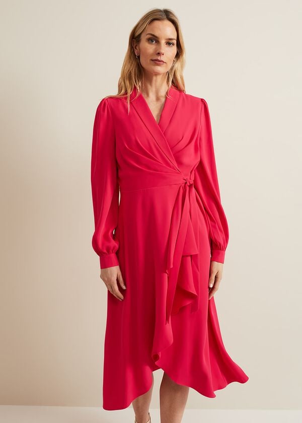 Phase Eight Philippa Long Sleeve Midi Dress