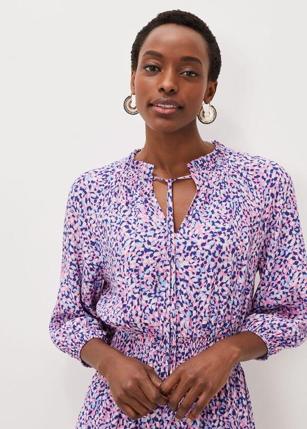 Phase Eight Phillipa Almond Print Short Dress