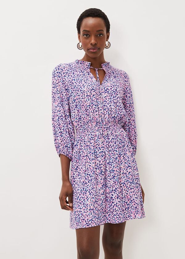 phase eight Phillipa Almond Print Short Dress