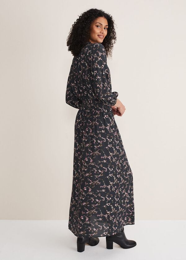 Phase Eight Phillipa Marble Print Midaxi Dress