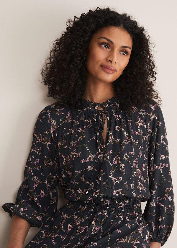 Phase Eight Phillipa Marble Print Midaxi Dress