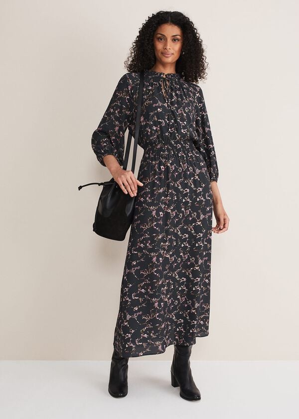 phase eight Phillipa Marble Print Midaxi Dress