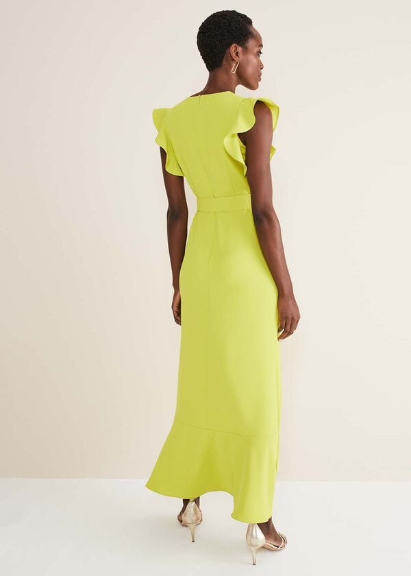 Phase Eight Phoebe Frill Maxi Dress