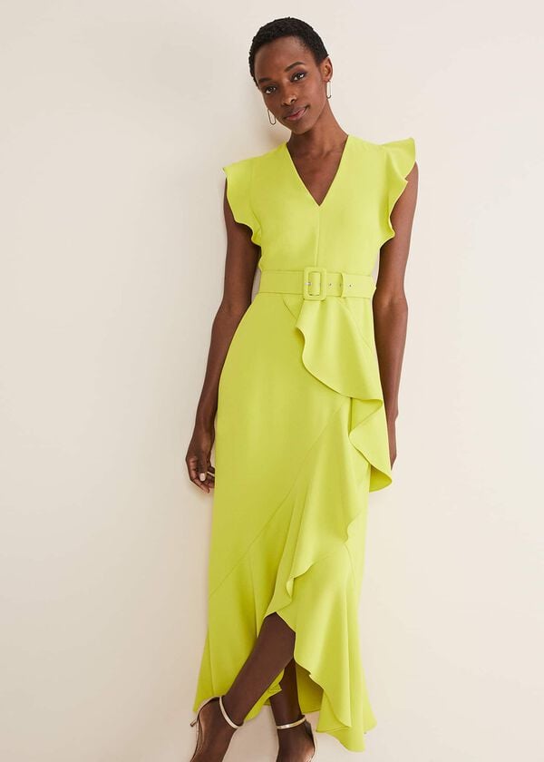 Phase Eight Phoebe Frill Maxi Dress