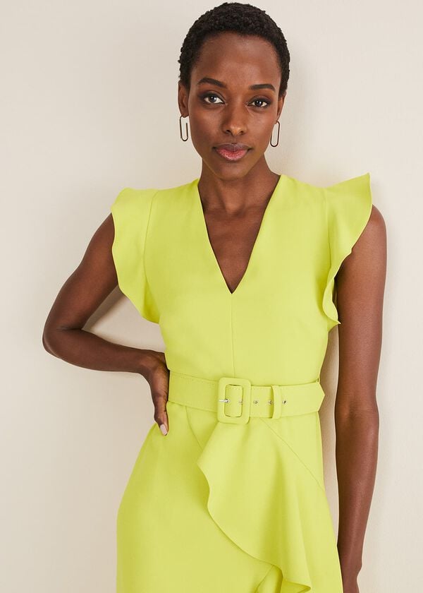 Phase Eight Phoebe Frill Maxi Dress