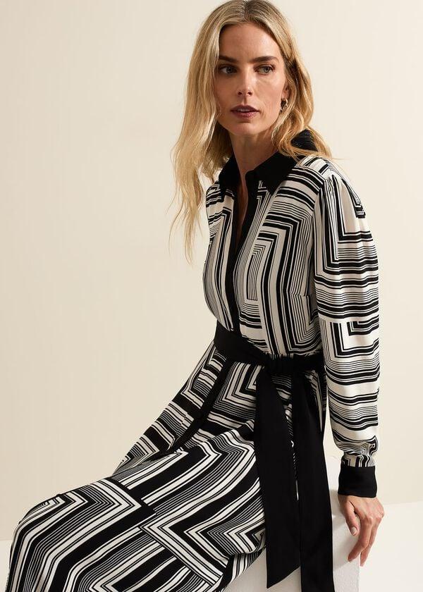 Phase Eight Pia Striped Midaxi Dress