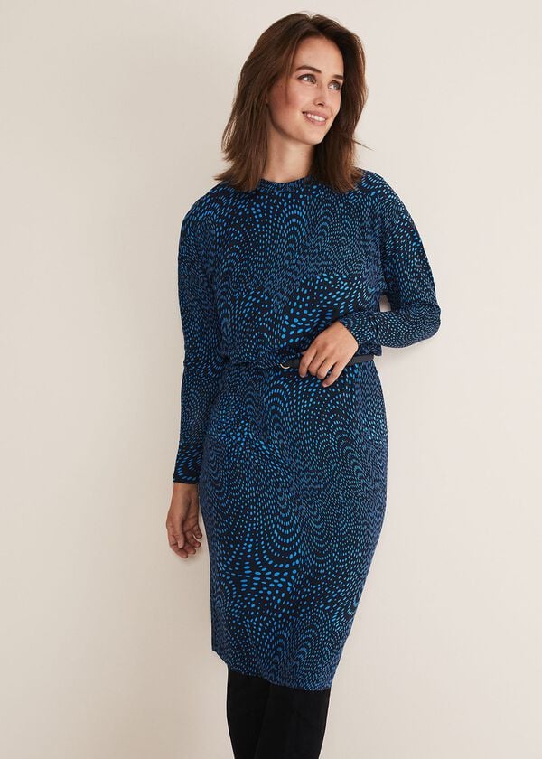 phase eight Pinna Print Jersey Dress
