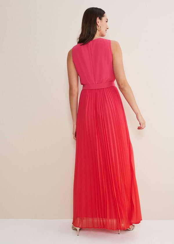 Phase Eight Piper Ombre Pleated Dress