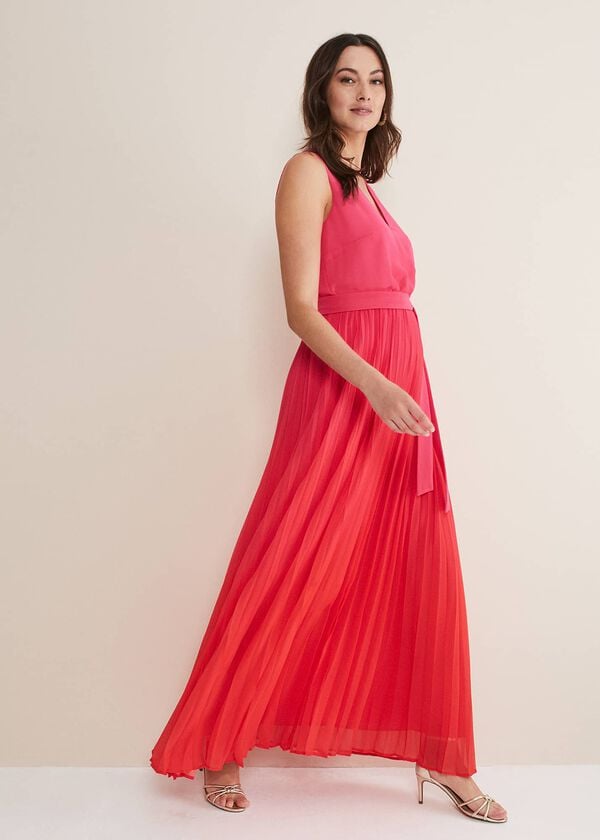 phase eight Piper Ombre Pleated Dress