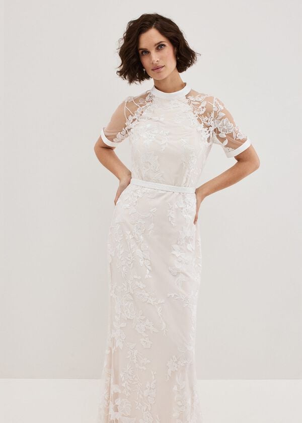 Phase Eight Poppy Embroidered Wedding Dress