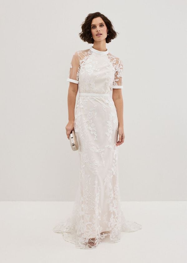 phase eight Poppy Embroidered Wedding Dress